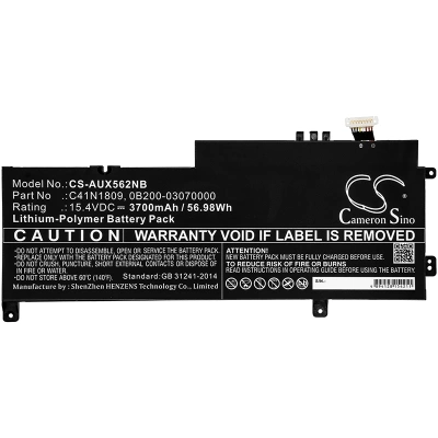 Аккумулятор Asus, UX562, UX562FN, UX562FD-2G, 3700 мАч, CS фото 3