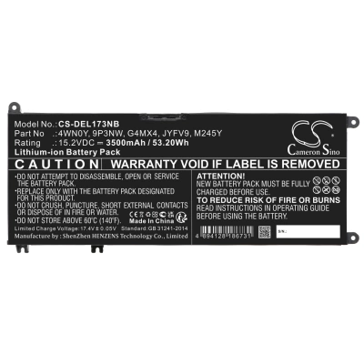 Аккумулятор Dell, Inspiron 13 7577, Inspiron 13 7779, Inspiron 13 7778, 3500 мАч, CS фото 2