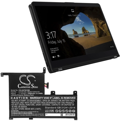 Аккумулятор Asus, ZenBook Flip UX561UN-BO011T, UX561UA-BO052T, UX561UN-BO004T, 4500 мАч, CS фото 3