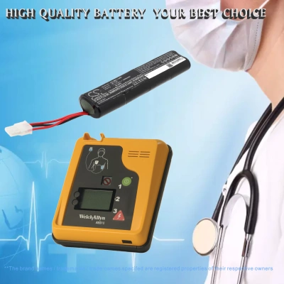 Батарея MRL | Medical Research | Welch-Allyn | Schiller America | Grason Stadler, Jumpstart AED, Laboratories Jum, 3000 мАч, CS фото 7