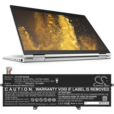 Аккумулятор HP, EliteBook x360 1040 G5(5NW10UT), EliteBook x360 1040 G5(5DG02EA), EliteBook x360 1040 G5(5DF79EA), 7200 мАч, CS фото 2