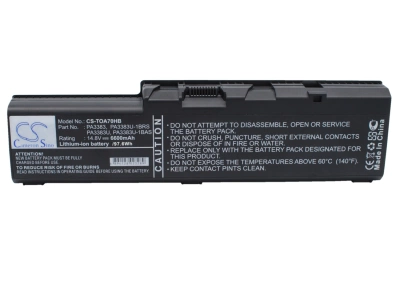 Аккумулятор Toshiba, Satellite A70, Satellite A70-S2362, Satellite A70-S249, 6600 мАч, CS фото 1