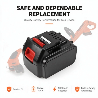 Аккумулятор Black & Decker, ASL146BT12A, ASL146K, ASL146KB, 5000 мАч, CS фото 5