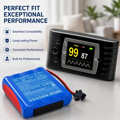 Аккумулятор CONTEC, CMS-60C Handheld Pulse Oximeter, CMS800 Patient Monitor, CMS900 Patient Monitor, 5000 мАч, CS фото 2