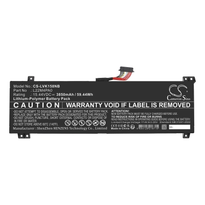 Аккумулятор Lenovo, LOQ 15APH8 82XT0002US, LOQ 15APH8 82XT0005US, LOQ 15APH8 82XT000JTA, 3850 мАч, CS фото 5