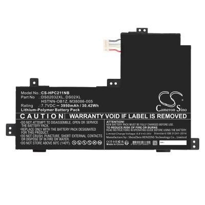 Аккумулятор HP, 40Q85UA, Chromebook X2 11-DA0013DX, 3G0N5UA, 3950 мАч, CS фото 4