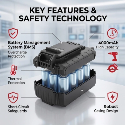 Аккумулятор Stanley | Black & Decker | Porter Cable, FMC625D2, FMC645D2, FMC675B, 4000 мАч, CS фото 4