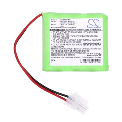 Аккумулятор Omron, HEM-907, HEM-907-PBAT, HEM-907XL, 2000 мАч, CS фото 5