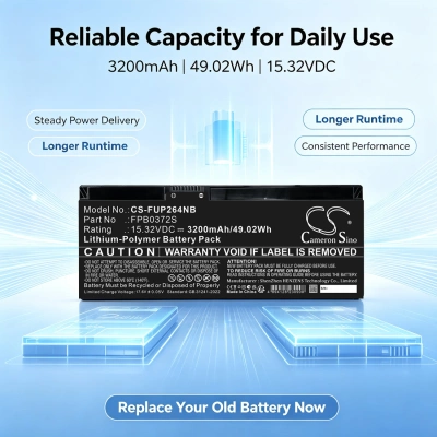 Аккумулятор Fujitsu, 3200 мАч, CS фото 3