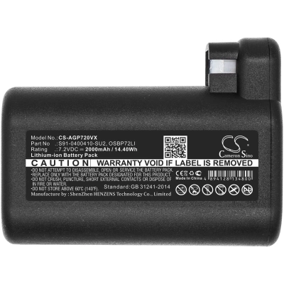 Аккумулятор Electrolux | AEG, 900257877, 900257983, 900258192, 2000 мАч, CS фото 3