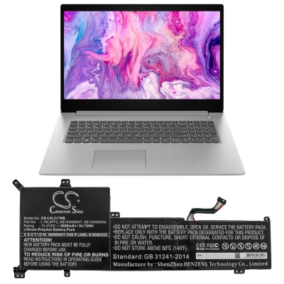 Аккумулятор Lenovo, IdeaPad 3-17ADA05, IdeaPad 3-17ARE05, IdeaPad 3-17IML05, 3600 мАч, CS фото 5