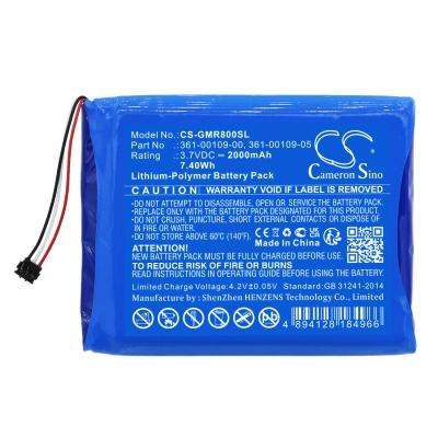 Аккумулятор Garmin, DEZL OTR800, DEZL OTR800 MT-S, Overlander, 2000 мАч, CS фото 4