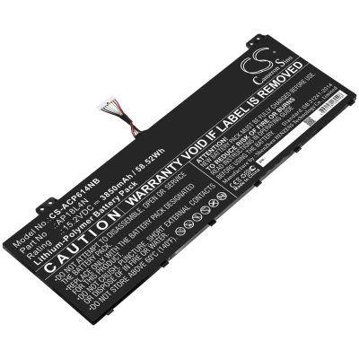Аккумулятор Acer, TravelMate P614, TMP614-51-50AA, TMP614-51T-75AZ, 3850 мАч, CS фото 1