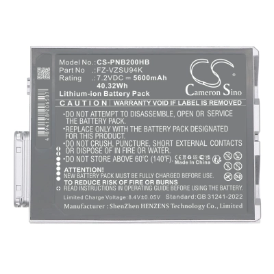 Аккумулятор Panasonic, Toughpad FZ-M1, FZ-B2, Toughpad FZ-M1C, 5600 мАч, CS фото 6