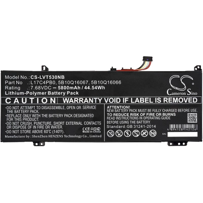 Аккумулятор Lenovo, Air 14, Flex 6-14, Flex 6-14IKB, 5800 мАч, CS фото 2
