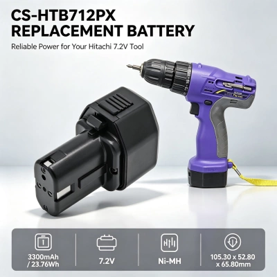 Аккумулятор Hitachi, NR90GC2, NR90GC3, D 10dB, 3300 мАч, CS фото 6