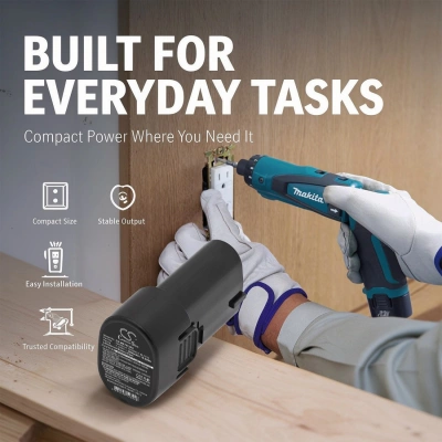 Аккумулятор Makita, CL070, CL070D, CL070DS, 2500 мАч, CS фото 7