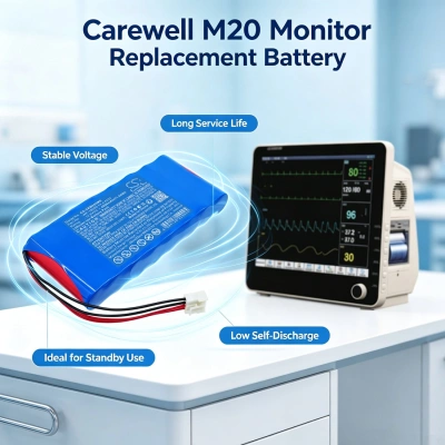 Аккумулятор Carewell, Patient Monitor Medi M10, Patient Monitor Medi M20, 4800 мАч, CS фото 6