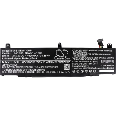 Аккумулятор Dell, Alienware 13 R3, ALW13C, ALW13CR-2838, 4900 мАч, CS фото 3