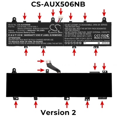 Аккумулятор Asus, FX506IV, TUF Gaming A17 FA706IU, TUF Gaming A15 FA506IV-HN337TUF, 5600 мАч, CS фото 4