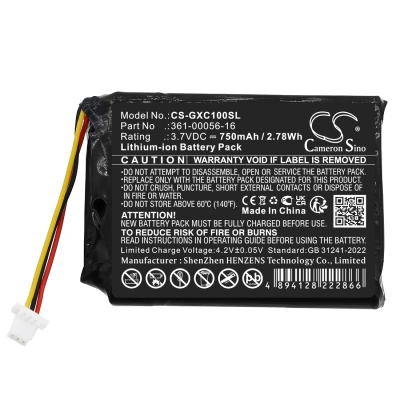 Аккумулятор Garmin, 0100261810, XERO C1 PRO Chronograph, 750 мАч, CS фото 5
