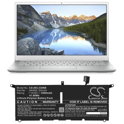 Аккумулятор Dell, Latitude 3301, Vostro 5390, Inspiron 13 5390, 5500 мАч, CS фото 3