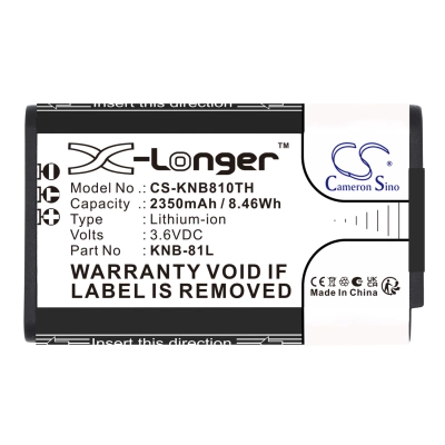 Аккумулятор Kenwood, NX-P500, PKT-300, TK-3601D, 2350 мАч, CS фото 3