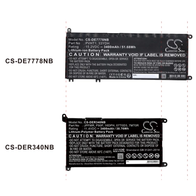 Аккумулятор Dell, DNCWSCB6106B, G3 15, G3 15 3579, 3400 мАч, CS фото 3