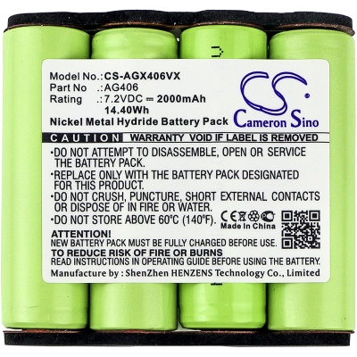 Аккумулятор AEG | Electrolux, ZB4106WD, Rapido ZB4106, FM72, 2000 мАч, CS фото 5