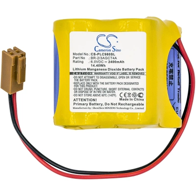 Батарея Fanuc | GE, 18-T series programmable logic controllers, Robot controllers, ALPHA iSV CNC system amplifier, 2400 мАч, CS фото 2