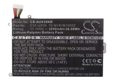 Аккумулятор Asus, UX30KU, UX30, UX30KA, 3250 мАч, CS фото 2