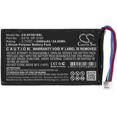 Аккумулятор EXFO, OX1, OX1 Optical Fiber Multimeter, OX1 Optical Explorer, 6500 мАч, CS фото 4