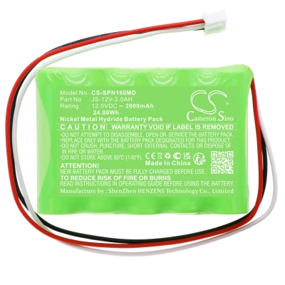 Аккумулятор SinoMDT, Infusion Pump SN-1600V, SN-50F6, SN-50C6, 2000 мАч, CS фото 3