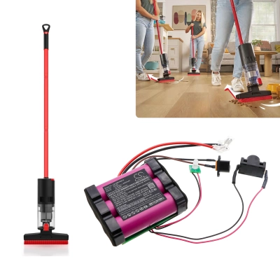 Аккумулятор Dirt Devil, BD45000, Black Lightweight Cordless Hard Floor Broom Vacuum Cleaner, 2200 мАч, CS фото 5