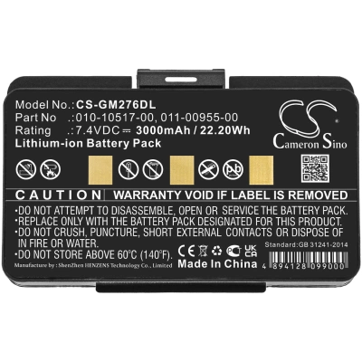 Аккумулятор Garmin, GPSMAP 276, GPSMAP 276c, GPSMAP 296, 3000 мАч, CS фото 4