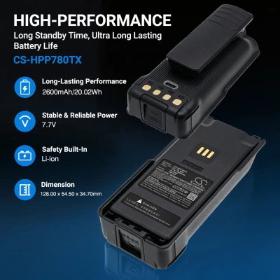 Аккумулятор Hytera, HP700, HP705, HP780, 2600 мАч, CS фото 3