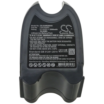 Аккумулятор Gtech, Multi MK2, Multi MK2 K9, ATF011, 2500 мАч, CS фото 2