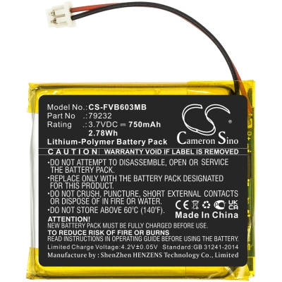 Аккумулятор Lionelo | ILumen | Floureon | TakTark, Babyline 5.1 (2 wires version), CAM-S2, VB601, 750 мАч, CS фото 2