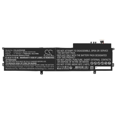 Аккумулятор Asus, ZenBook Flip 15 UX562FD-2G, ZenBook Flip 15 UX562, ZenBook Flip 15 UX562FN, 7400 мАч, CS фото 4