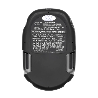 Аккумулятор DeWalt, DC528 Flashlight, DC551KA, DC612KA, 3000 мАч, CS фото 3