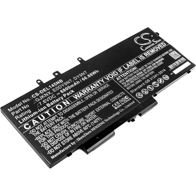 Аккумулятор Dell, Latitude 14 5491, Latitude 15 5591, Latitude 5280, 8800 мАч, CS фото 1