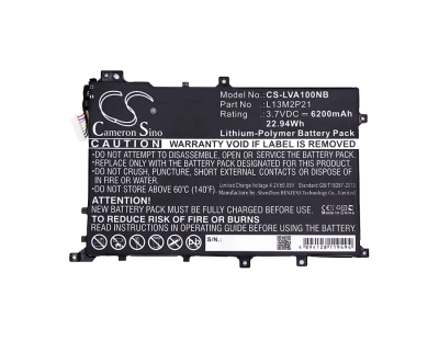 Аккумулятор Lenovo, Ideapad A10, Ideapad A10-70, 6200 мАч, CS фото 5