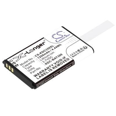 Аккумулятор KOAMTAC, KDC-300, KDC-250, KDC350R2, 1200 мАч, CS фото 1