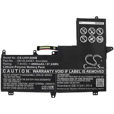 Аккумулятор Lenovo, Xiaoxin Air 12 WiFi, Xiaoxin Air 12, Xiaoxin Air 12 6Y30, 4900 мАч, CS фото 4