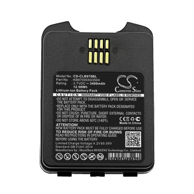 Аккумулятор ТСД CipherLab 9700, 3400 mAh, CS фото 1