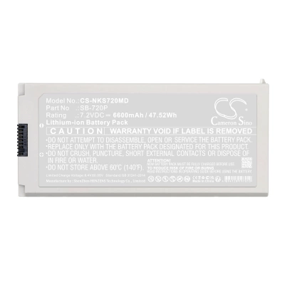 Аккумулятор Nihon Kohden, Lifescope SVM-7200, Defibrillation Monitor, SVM-7200, 6600 мАч, CS фото 4