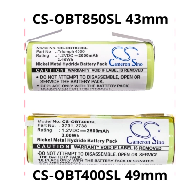 Аккумулятор Oral-B Triumph 4000, 2000mAh, CS фото 3