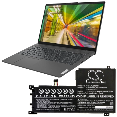 Аккумулятор Lenovo, IdeaPad 5-15IIL05 81YK003VMZ, IdeaPad 5-15IIL05, IdeaPad 5-15IIL05 81YK0038MX, 4950 мАч, CS фото 5