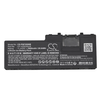 Аккумулятор Panasonic, Toughpad FZ-A2, Toughbook CF-20A0205TD, Toughbook CF-20E5108TG, 2600 мАч, CS фото 2