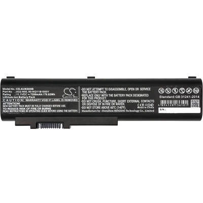 Аккумулятор Asus, N50, N50A, N50E, 7200 мАч, CS фото 2